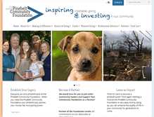 Tablet Screenshot of pinebeltfoundation.org